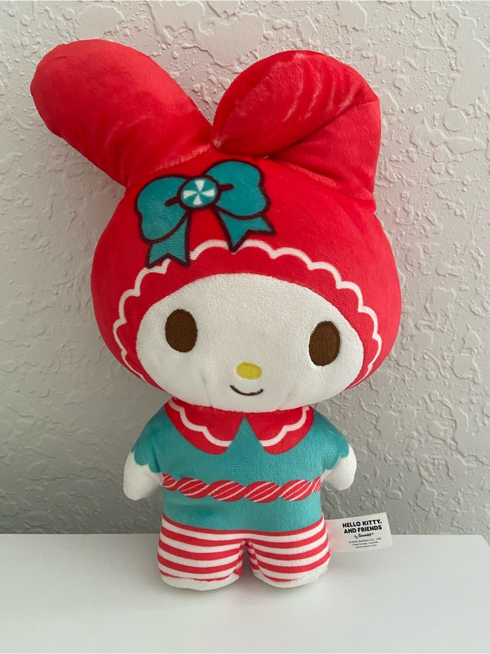 Hello Kitty & Friends 11” My Melody Christmas Elf Plush